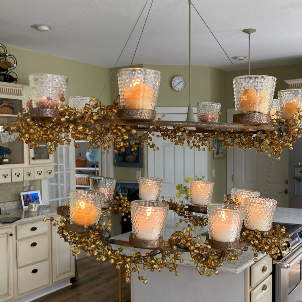 Pottery Barn glass bead garland